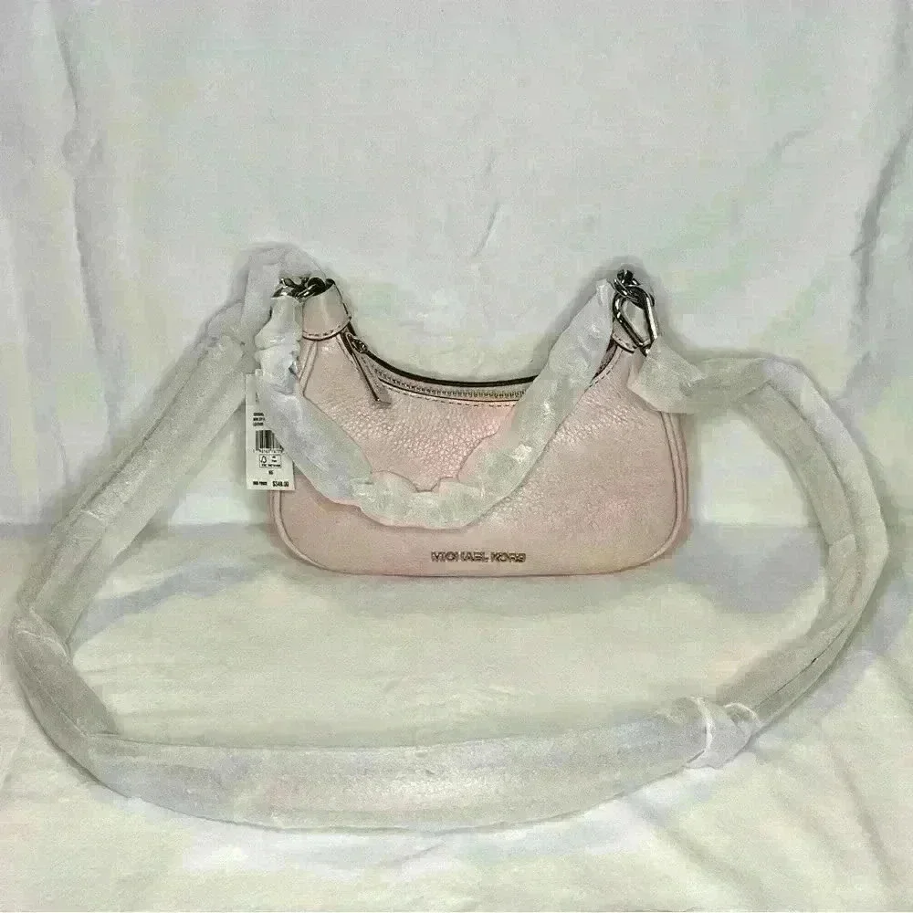 NWT Michael Kors Cora Extra-Small Pebbled Leather Shoulder Bag Crossbody